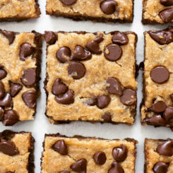 Chocolate Chip Chickpea Blondie Recipe