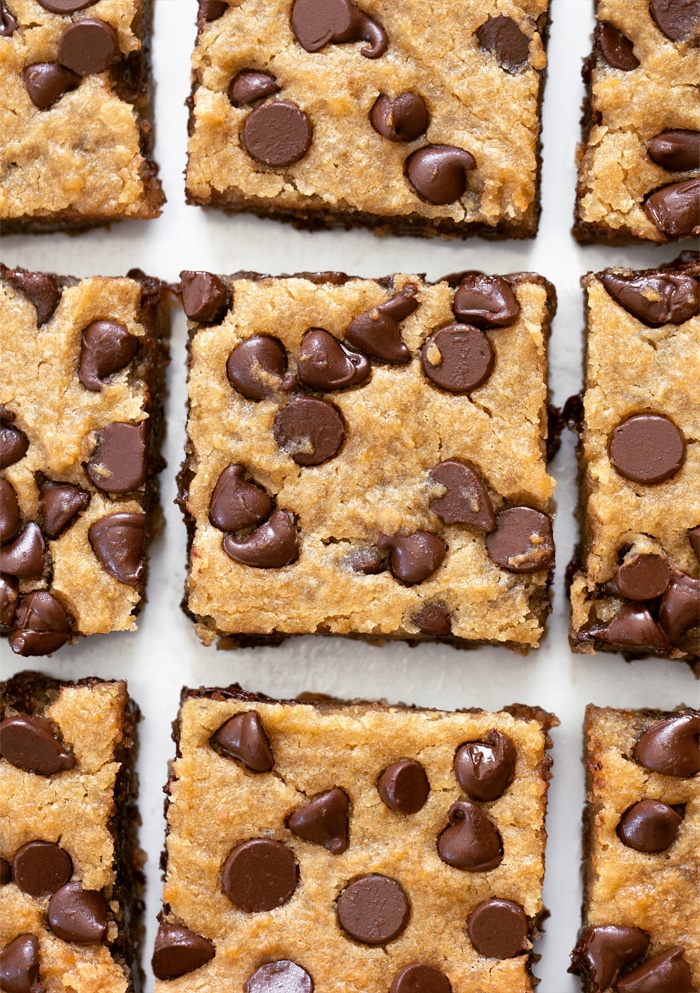 Chocolate Chip Chickpea Blondie Recipe