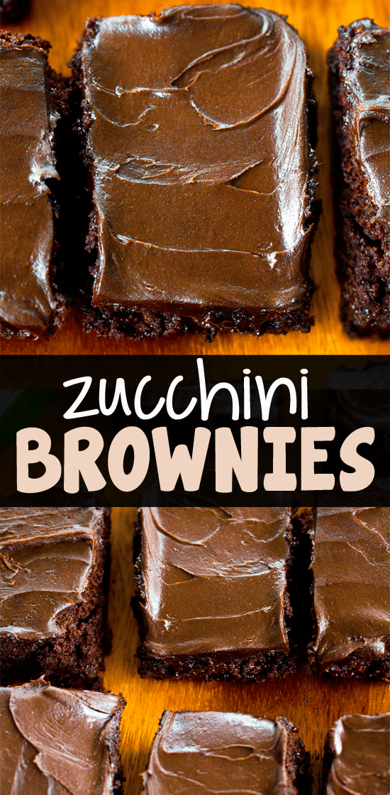 Chocolate zucchini brownie