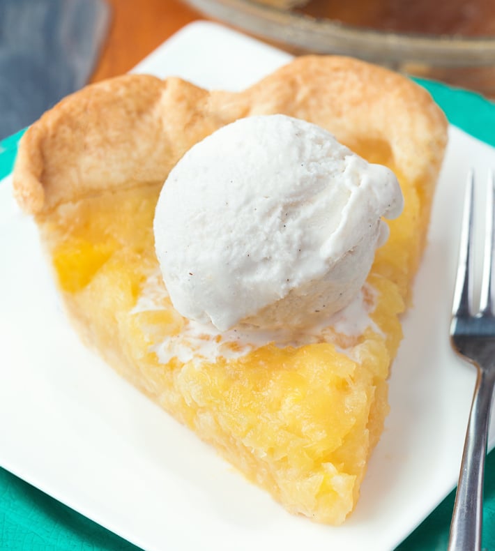 Fresh Hawaiian Pineapple Pie