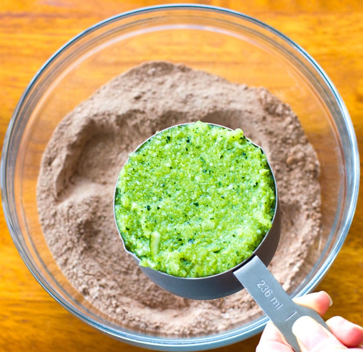 Healthy Zucchini Brownie Batter