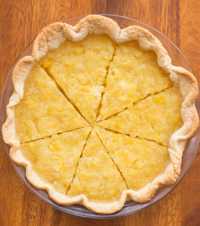 The Best Pineapple Pie Just 5 Ingredients!