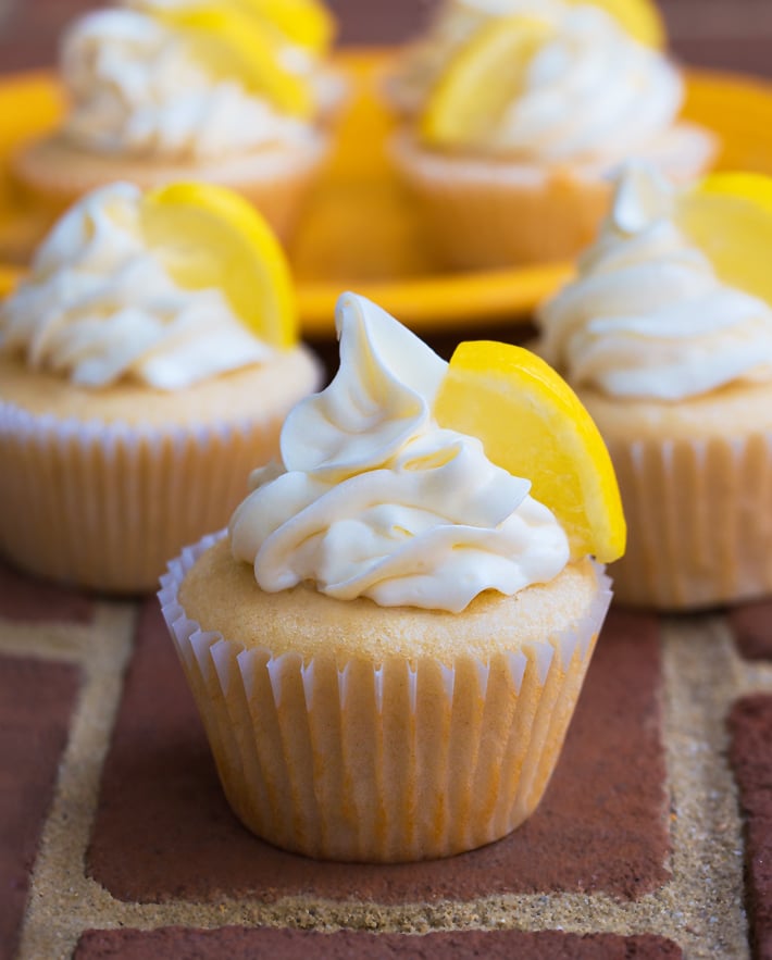 Vegetarian lemon cupcake recipe