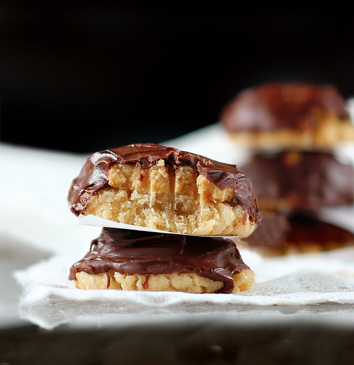 Homemade Tagalong Girl Scout Cookies