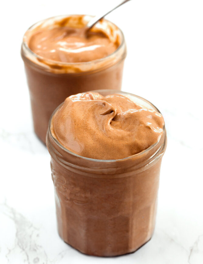 Healthy Chocolate Frosty NO Banana Required!