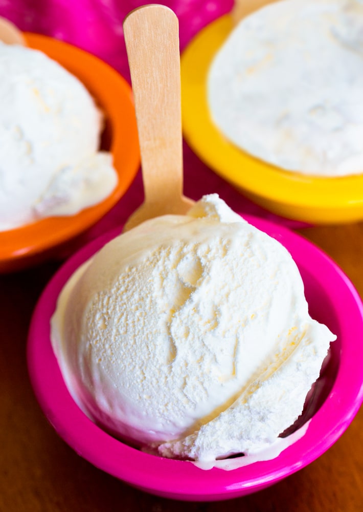 Quick and Easy Soft Serve Ice Cream - i am baker