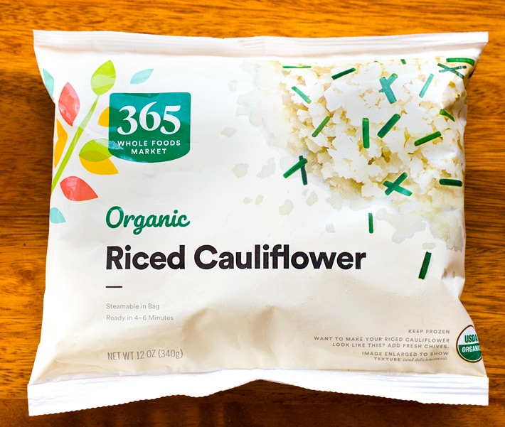 Riced Cauliflower Frozen Whole Foods