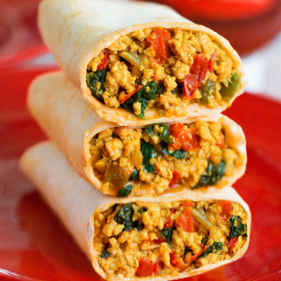 Vegan Breakfast Burritos Super High In Protein!