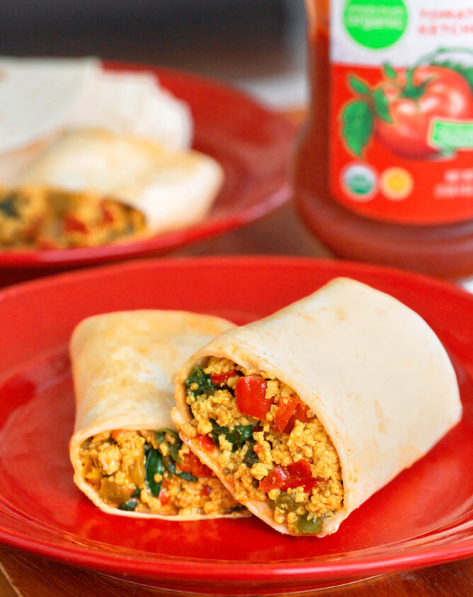 Vegan Breakfast Burritos Super High In Protein!