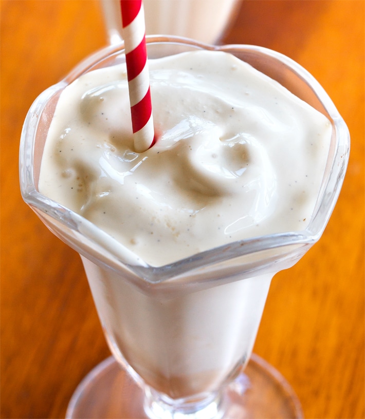 High Protein Vanilla Milkshake