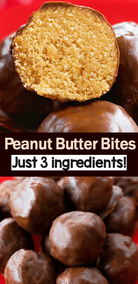 3 Ingredient Peanut Butter Balls - Chocolate Covered Katie