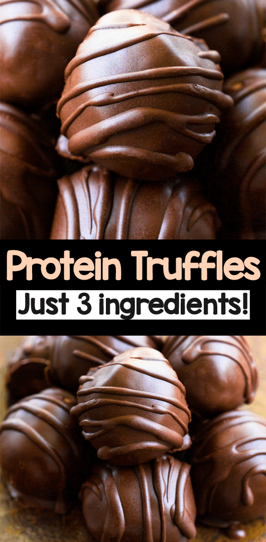 3 Ingredient Chocolate Protein Balls