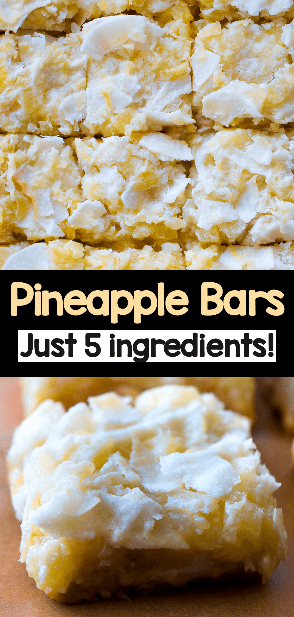 Pineapple Bars Easy Snack Recipe