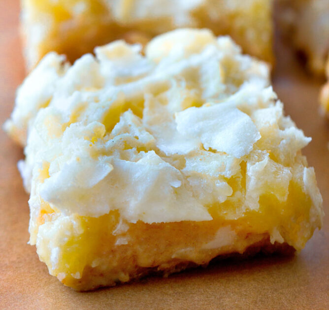 Pineapple Bars Only 5 Ingredients!