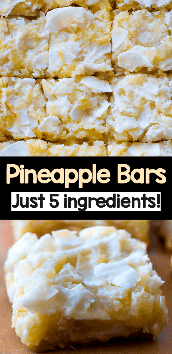 Vegan Pineapple Bar Recipe