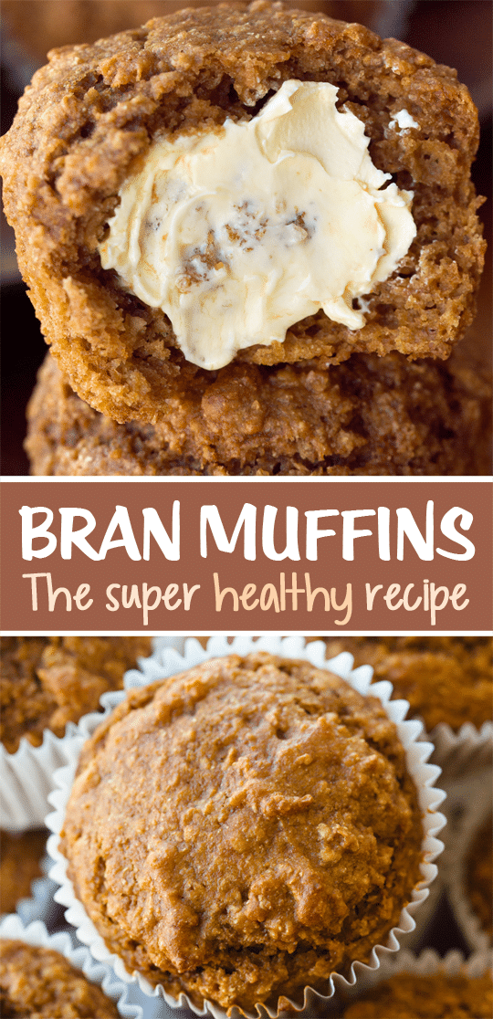 Bran Muffins - The Super Healthy Recipe!