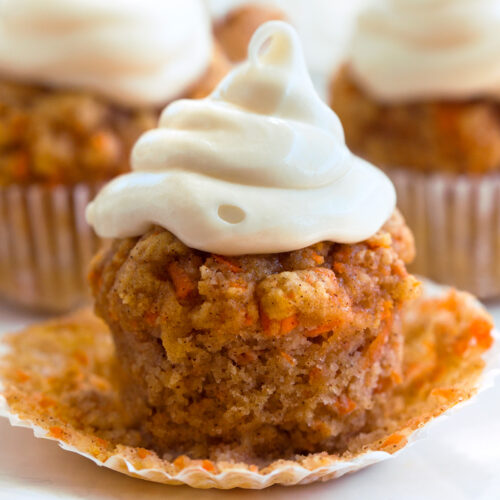 Carrot Cake Cupcakes - Something Sweet Something Savoury