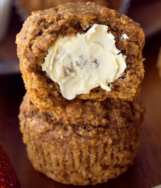 Healthy bran muffins