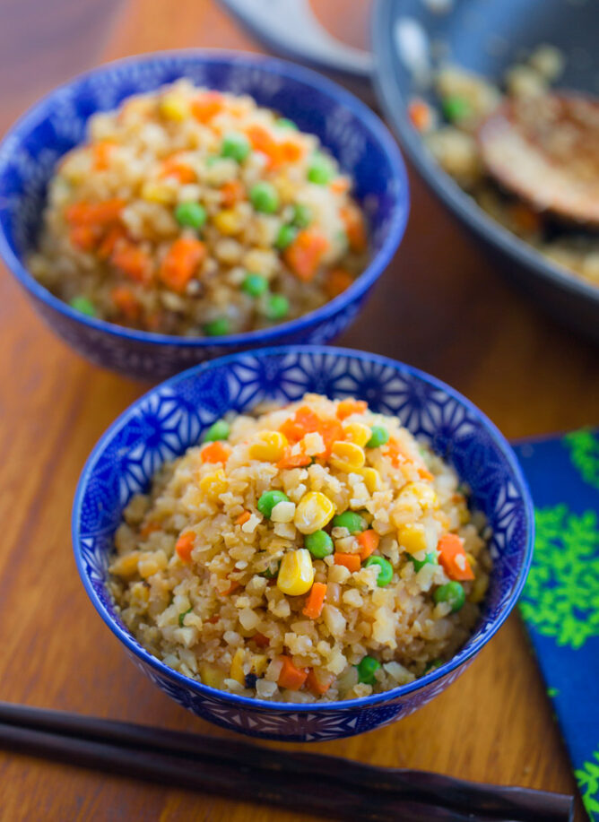 Cauliflower Fried Rice Secretly Healthy and Absolutely Delicious!