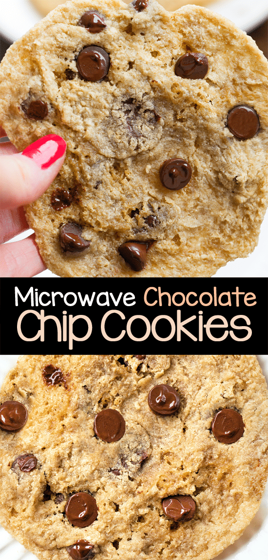 Cómo hacer galletas con chispas de chocolate en el microondas