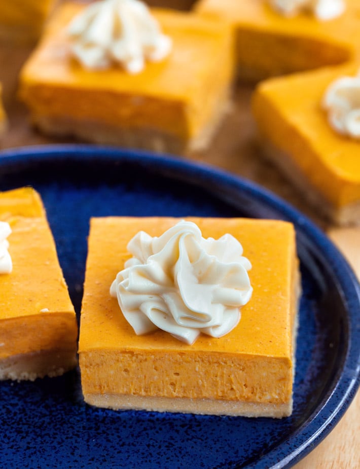 Pumpkin Cheesecake Bars