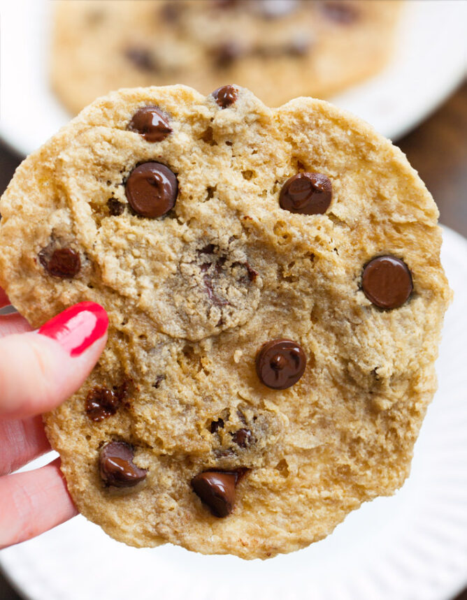 Chocolate Chip Microwave Cookies NO oven required!