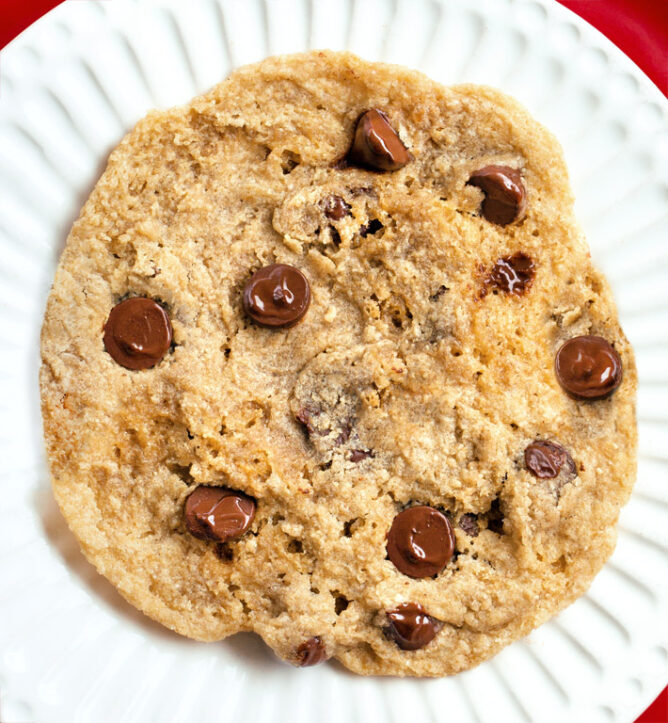 Chocolate Chip Microwave Cookies NO oven required!
