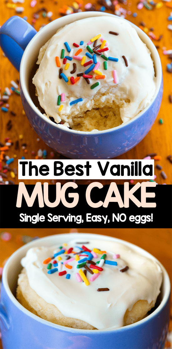 Vanilla Mug Cake No Egg  Eggless Vanilla Mug Cake {Microwave) » Foodies  Terminal