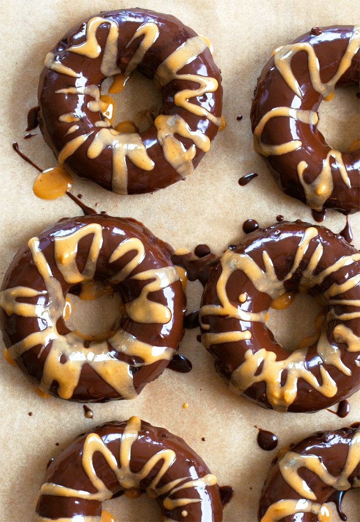Peanut Butter Baked Donuts