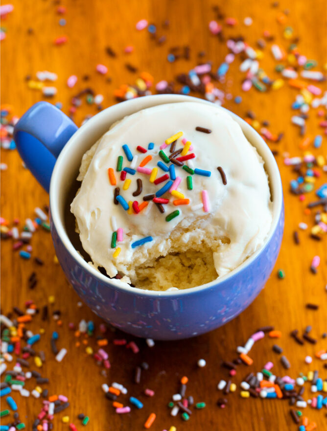 Vanilla Mug Cake Recipe