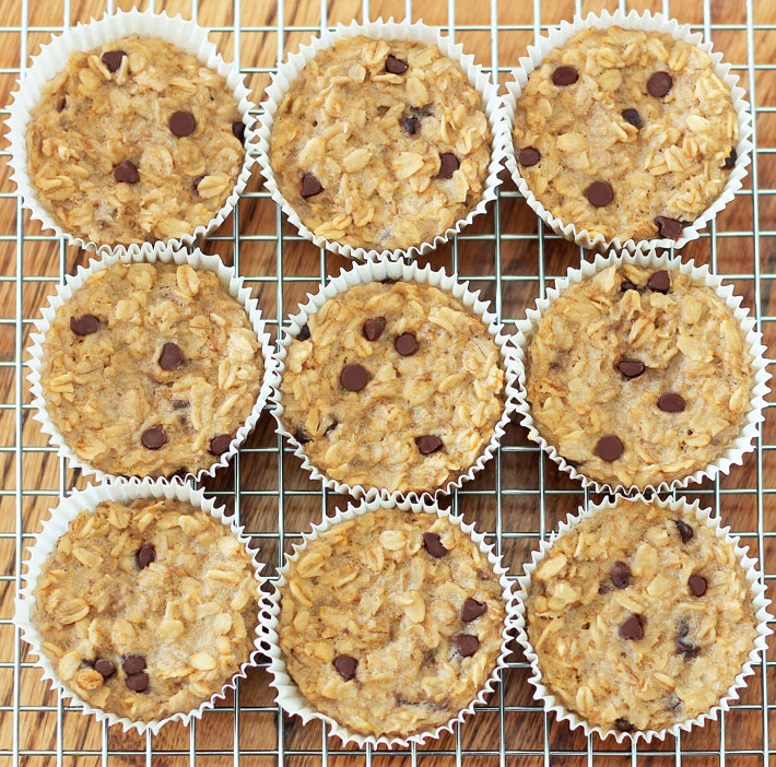 Breakfast Oatmeal Cupcakes To Go