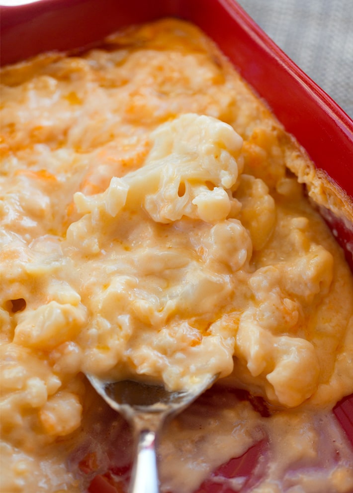 Casserole de chou-fleur céto faible en glucides