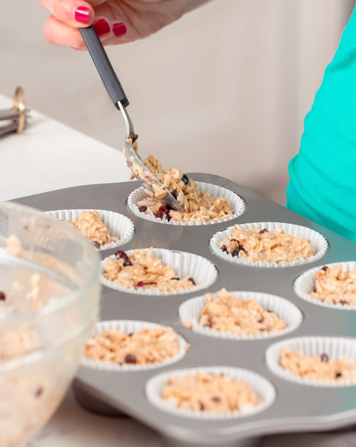 Breakfast Oatmeal Cupcakes To Go