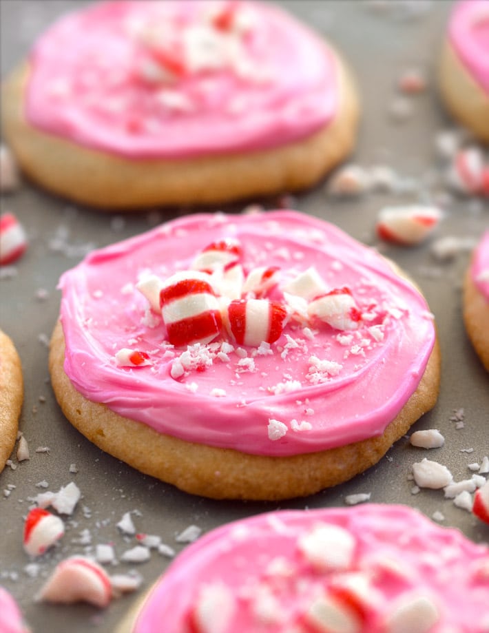 Peppermint Sugar Cookies