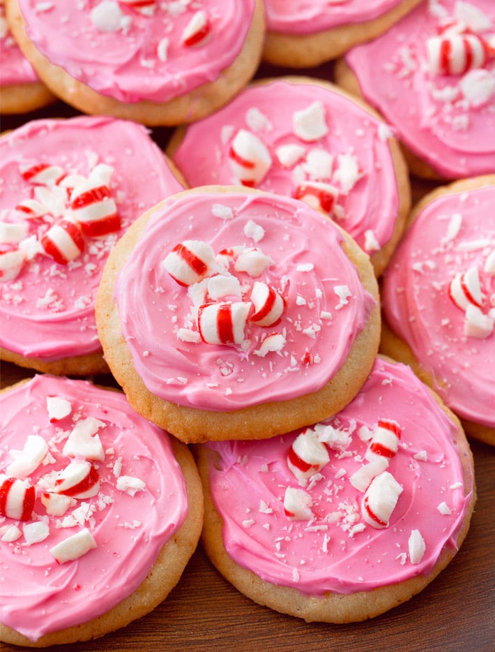 Peppermint Sugar Cookies