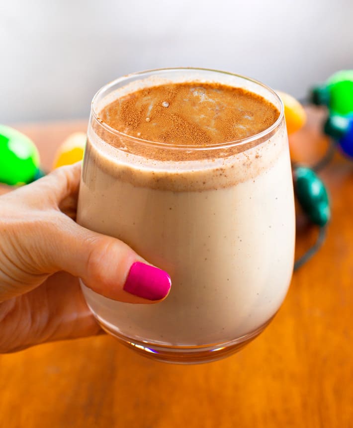 Homemade Vegan Egg Nog Drink