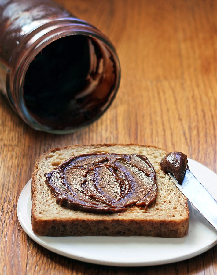 2-Ingredient Homemade Nutella - The Almond Eater