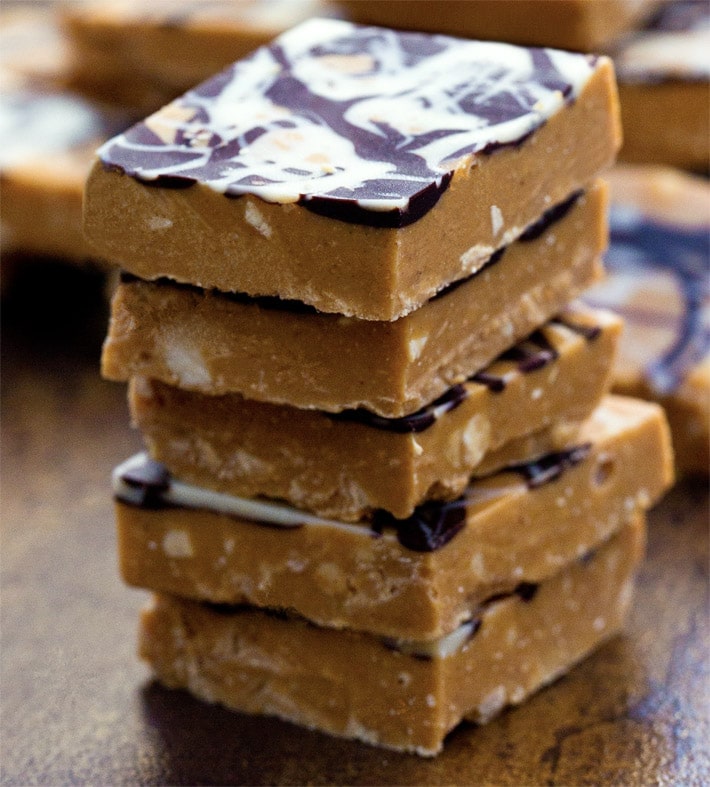 Peanut Butter Marble Bars