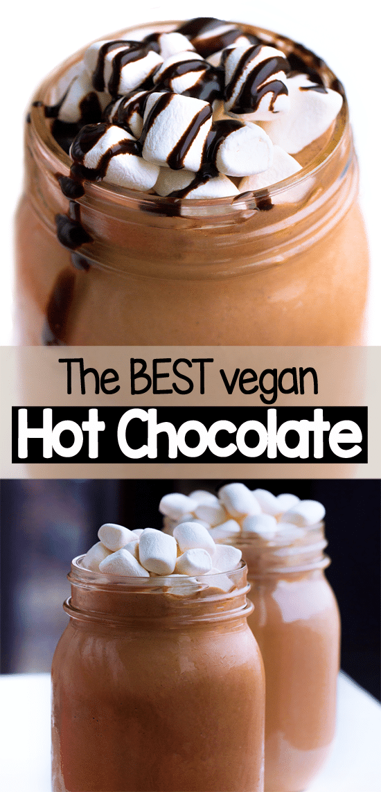 Thick Creamy Healthy Vegan Hot Chocolate