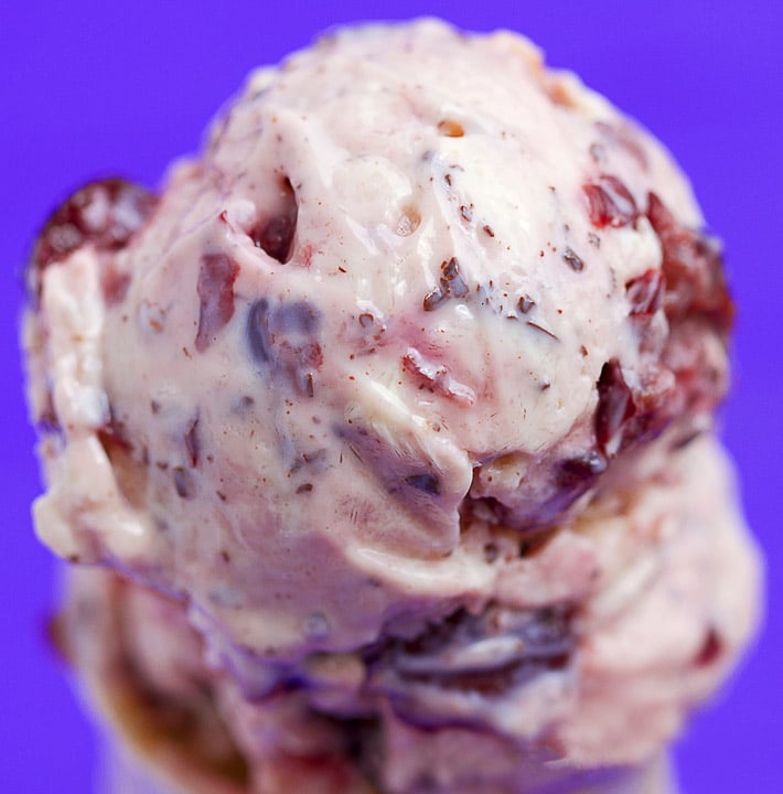 Vegan Cherry Garcia Frozen Yogurt