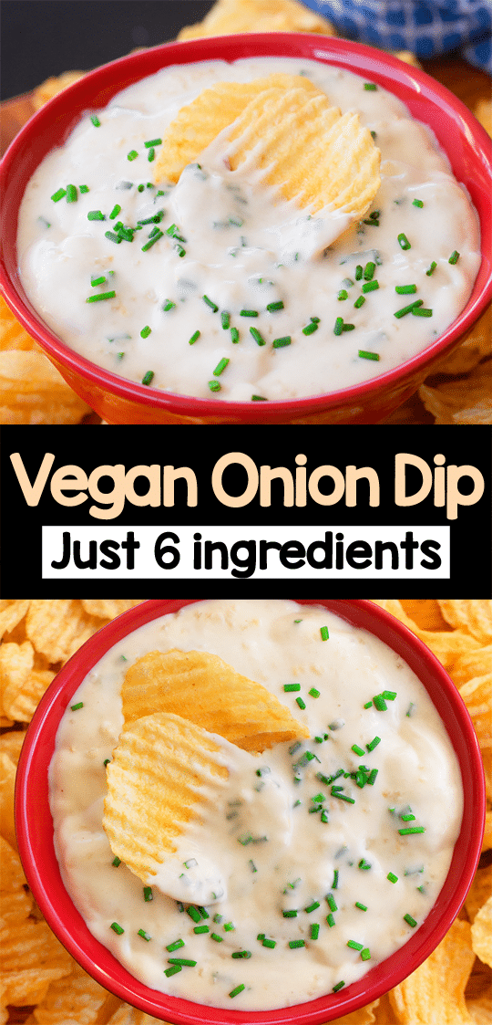 French Onion Dip Vegan Appetizer For A Party