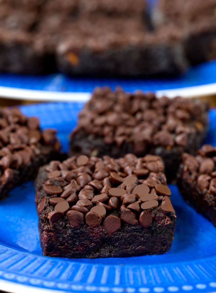 Healthy vegan brownies