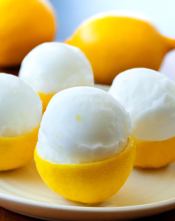 Lemon sorbet recipe cheap no ice cream maker