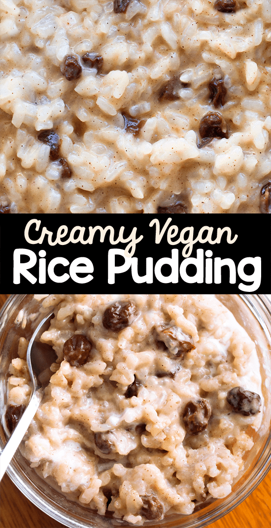 Creamy Vegan Rice Pudding Dessert