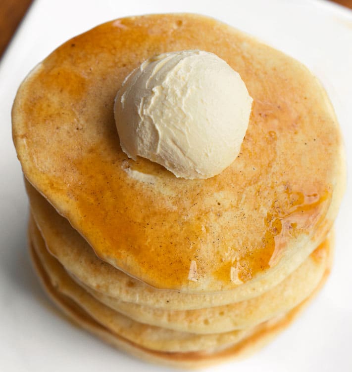 Fluffy Vegan Eggless Pancakes