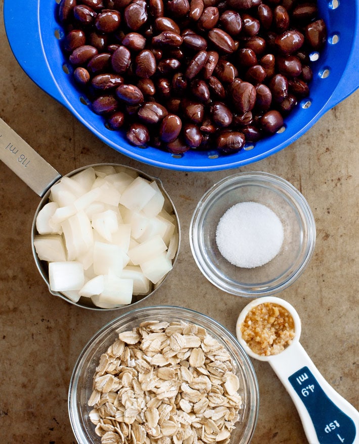 Homemade Vegan Meatball Ingredients