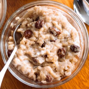 Homemade Vegan Rice Pudding