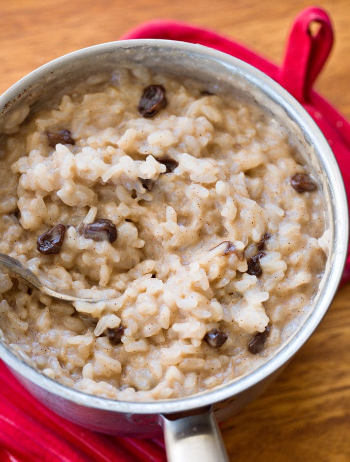 Vegan Rice Pudding With Raisins Recipe