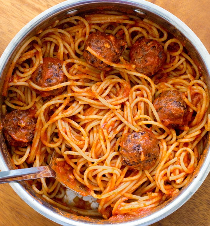 Vegan Spaghetti And Meatballs