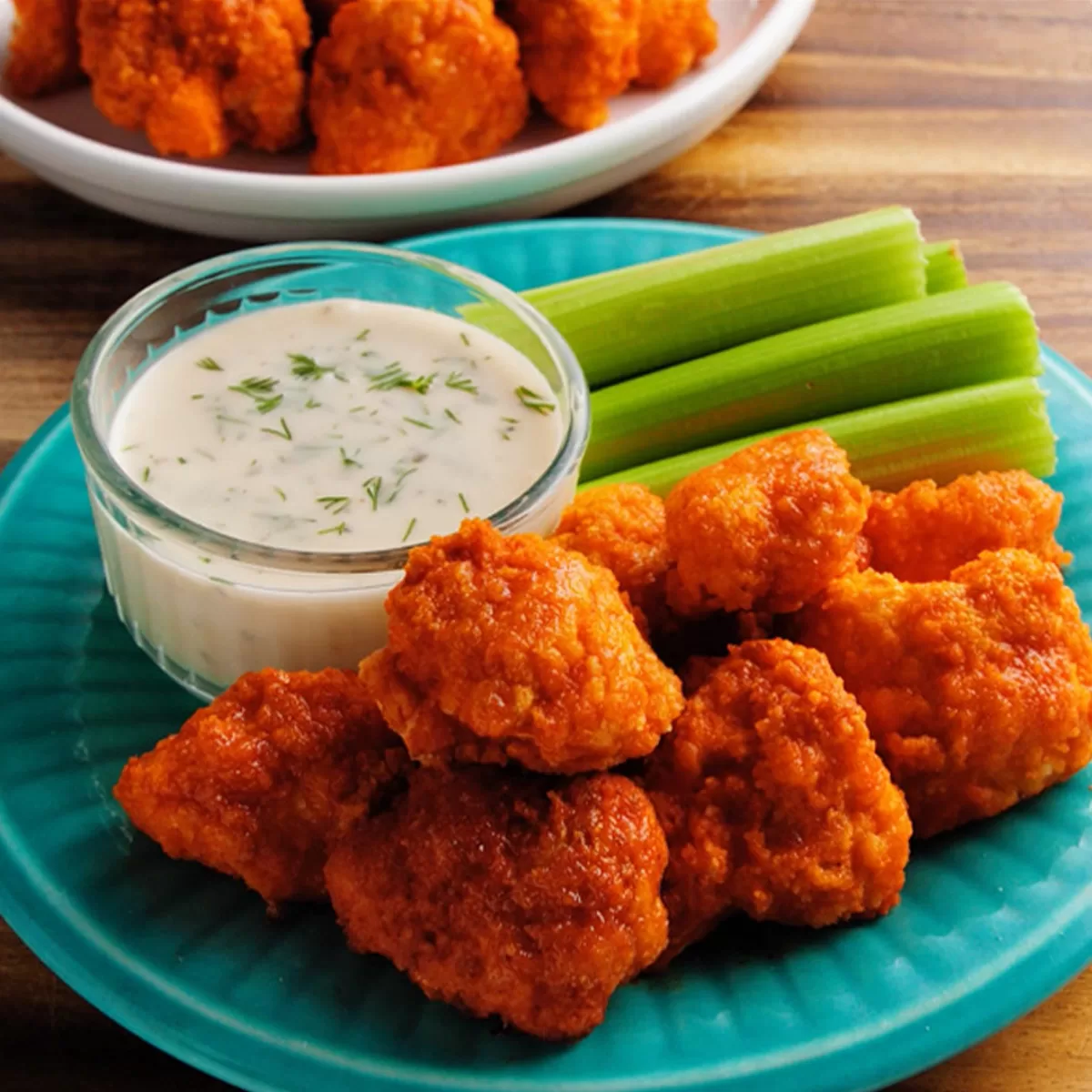 Buffalo Cauliflower Wings - Just 6 Ingredients!